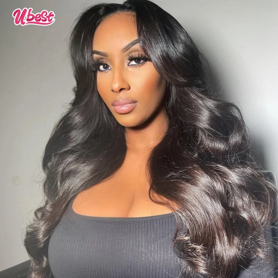 Perruque Lace Frontal Wig naturelle, cheveux humains, 13x6, pre-plucked, reflets, rouge bordeaux 99j avec rayures blondes 613, pour femmes noires