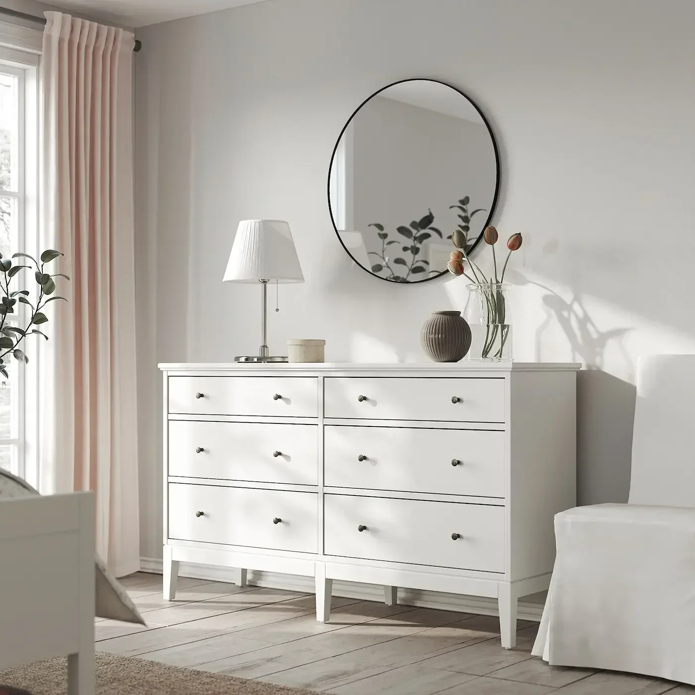 m Minimalist and Modern Comoda with 6 Drawers Modern Functionality and Plenty of Storage Space and Large Surface Area for Bedr l