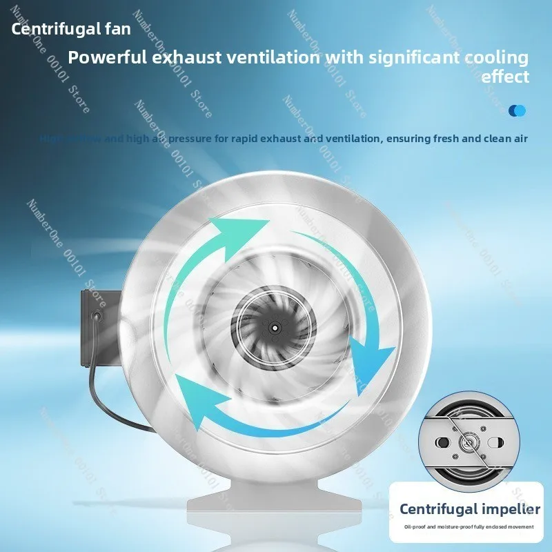 External Rotor Coaxial Fan Axial Flow Centrifugal Blower All Metal Industrial Ventilation Exhaust Air Cooling For Equipment view 2