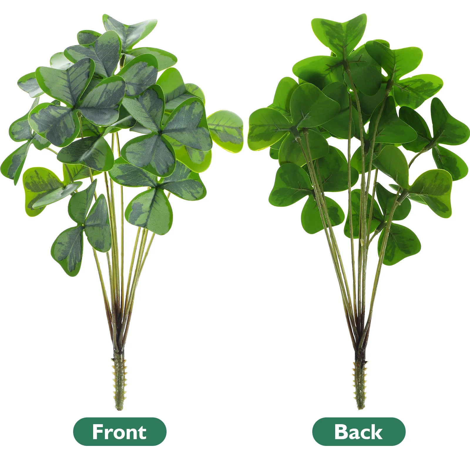 

Artificial Shamrock Branch Simulation Green Plant for Party Home Floral Arrangement Vase Decor Fake Leaves DIY Plant Stem