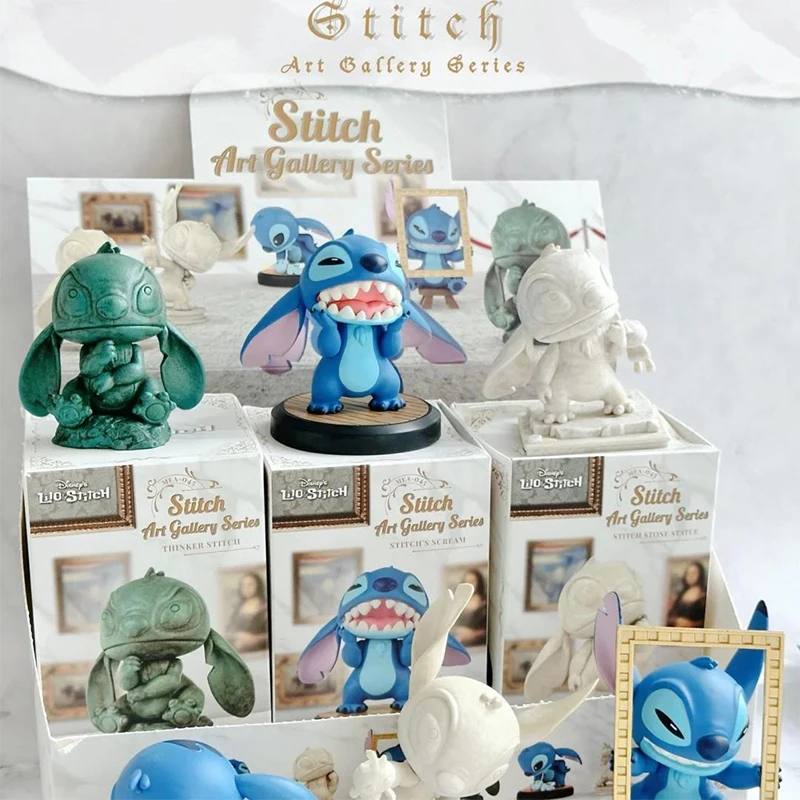 

Official Disney Stitch Art Museum Series Blind Box Collectible Figure Cute Stitch Doll Perfect for Fans and Kids Gifts