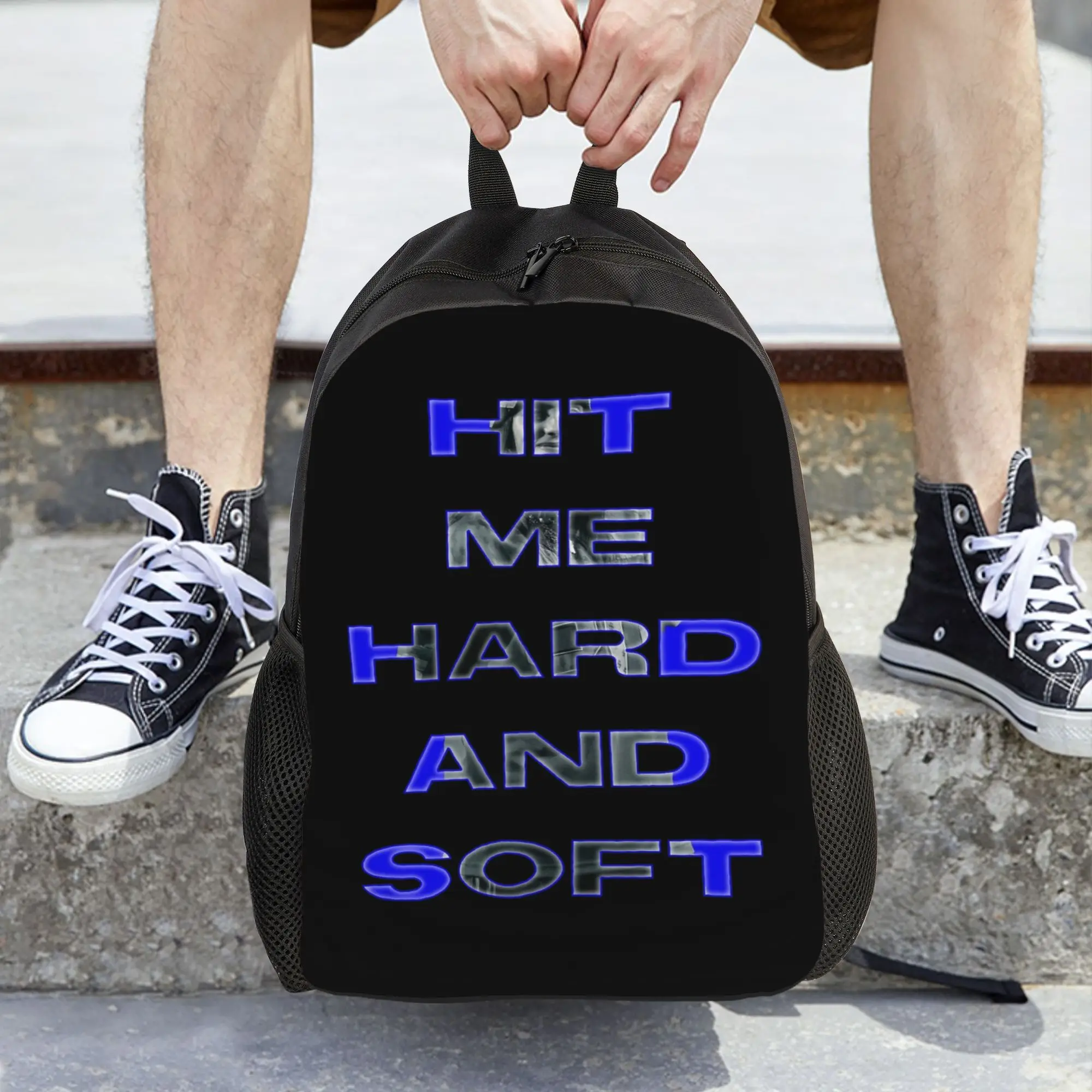 

Женский рюкзак Billies Hit Me Hard And Soft, классический школьный рюкзак для студентов, рюкзак для ноутбука, дорожная сумка через плечо для мальчиков и девочек