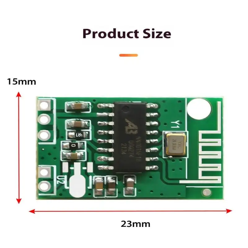 1PCS Mono Bluetooth 5.0 Audio Module CA-6928 DC3.3-6V For Wireless Music Player Speaker Receiver Modified Amplifier Board