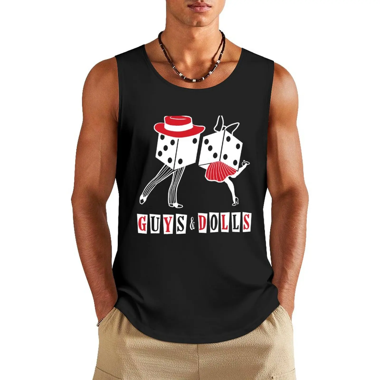 

Guys and Dolls Tank Top gym top clothing men