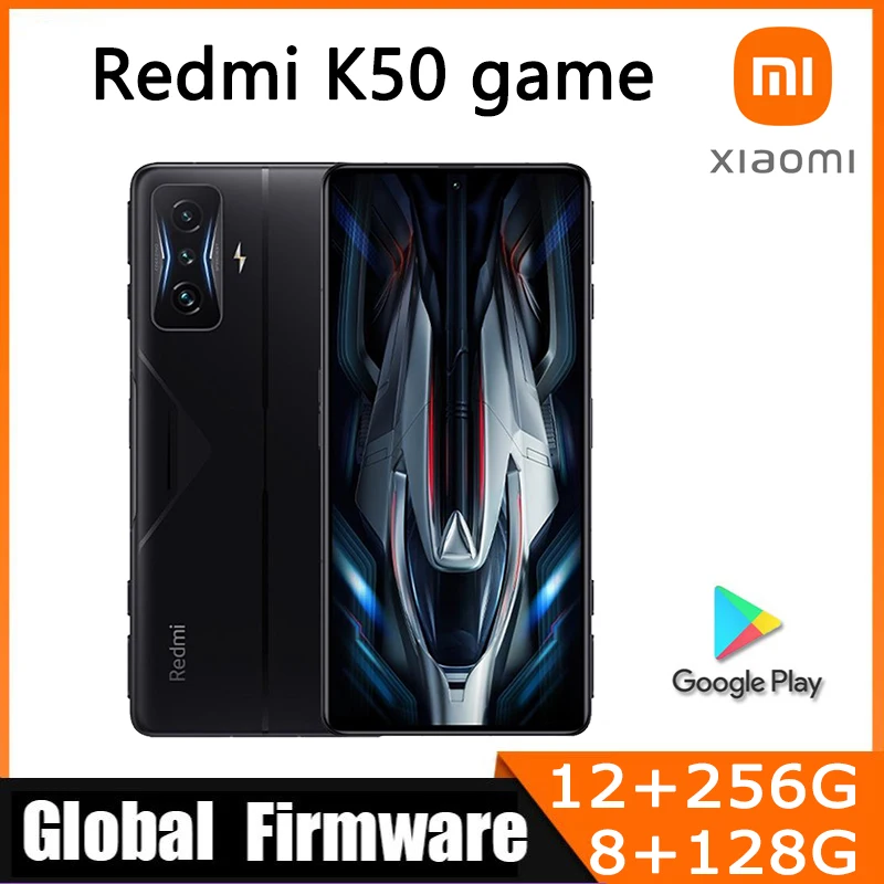 Global rom 5G Xiaomi Redmi k50 Gaming 256G Smartphone Cellphone Side fingerprint facial recognition Snapdragon 8Gen1 120W QC3