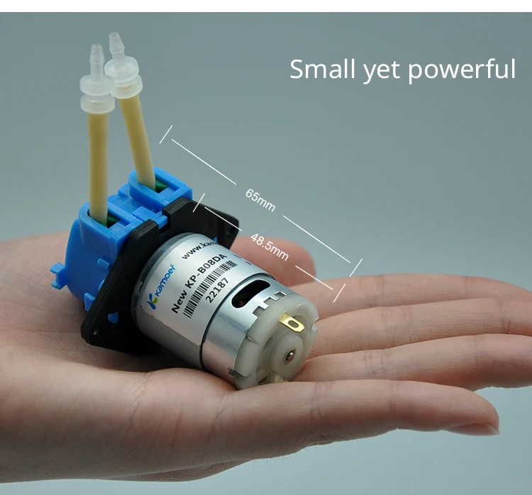 

2026 new NKP 6V 12V 24V DC motor color mini peristaltic dosing pump silicone or BPT tube silent nutrition pump