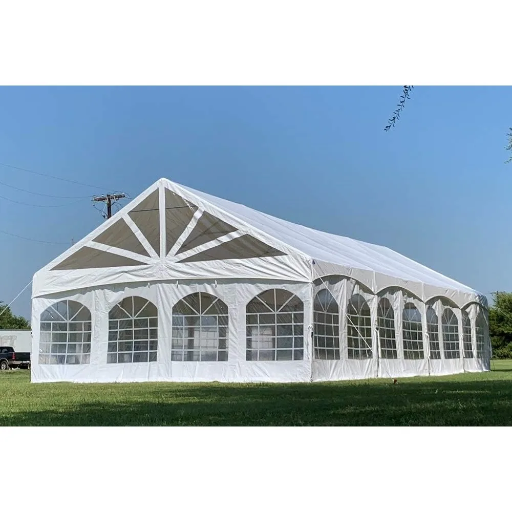 

40'x20' PVC Marquee Tents for Parties, Large Party Tent, Outdoor Wedding Tent, Heavy Duty Fire Retardard Waterproof Canopy