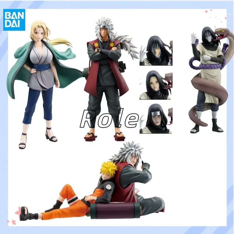 

【In Stock】BANPRESTO Ichiban Reward Naruto Shippuden The Legendary Sannin Orochimaru Tsunade Jiraiya Model Action Figure