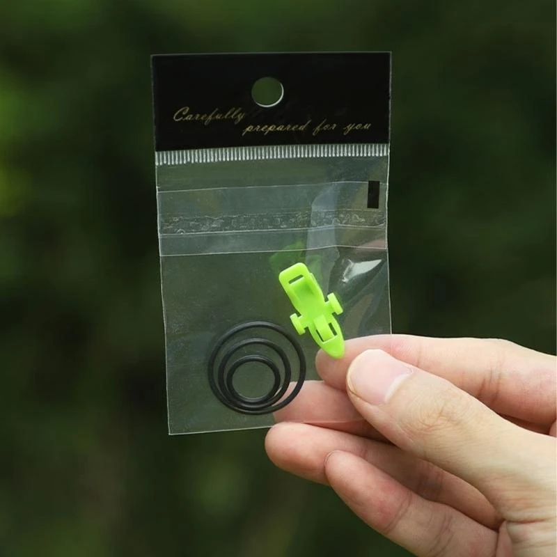 

Baits Holder with Rubber Rings Fishing Rod Hook Keeper Fishing Tackle