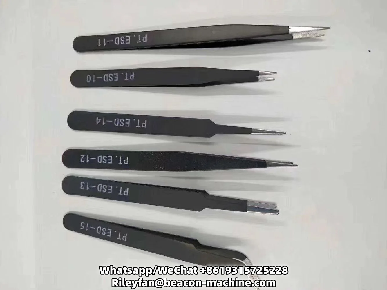 

Железный антистатический пинцет от инструментов для ремонта форсунок BEACON MACHINE G15-30