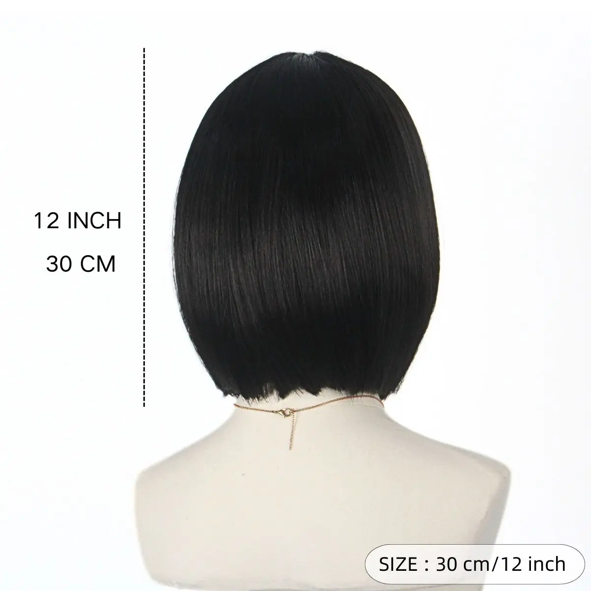 Anxin The Middle Hair Replacement Natural Straight Female Hair Synthetic Wigs