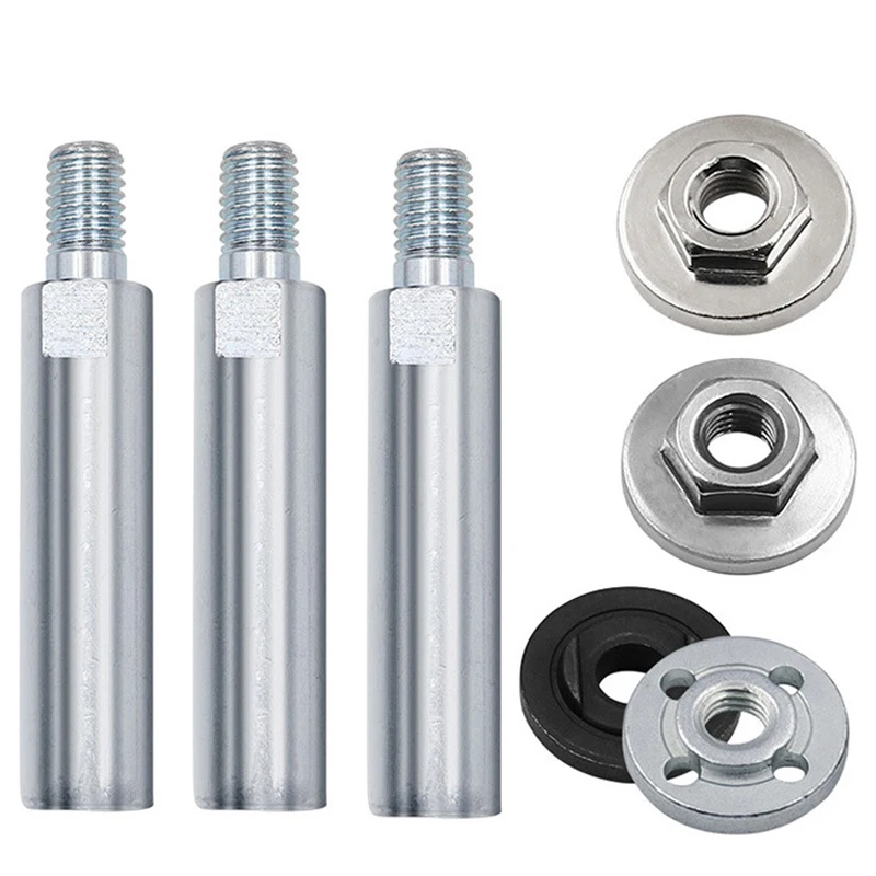 

40/60/80 мм резьбовой адаптер, вал, полировальная подушечка, шлифовальный соединительный стержень, аксессуары для полировки, удлинитель угловой шлифовальной машины M10