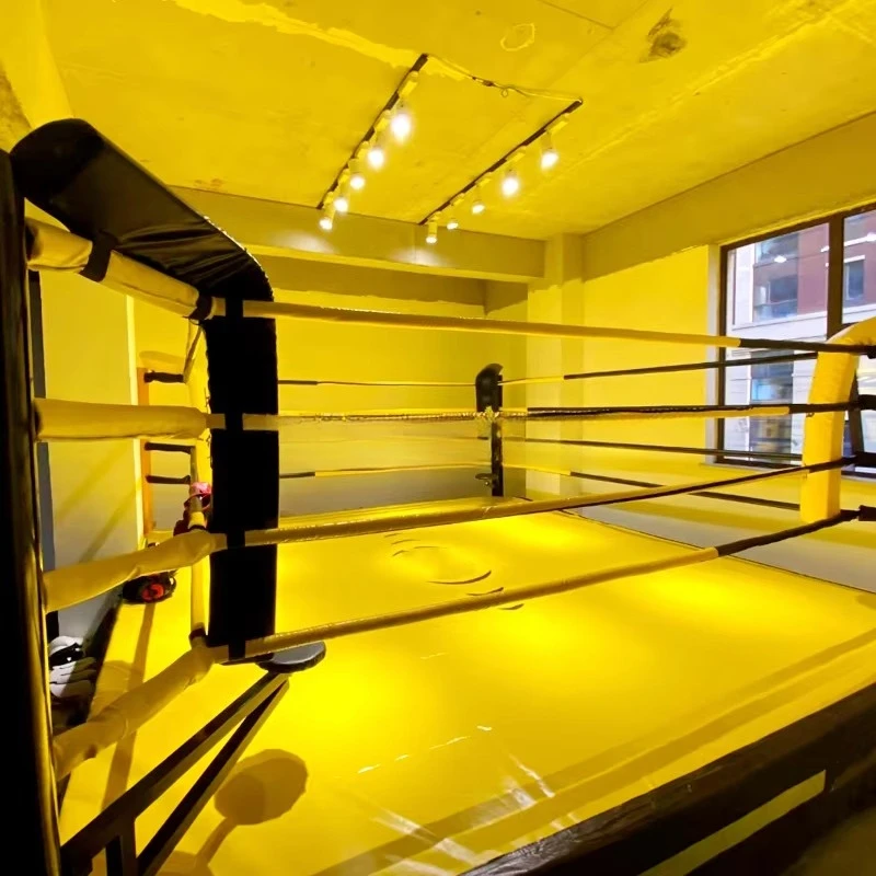 Manufacturer boxing ring professional with platform floor high quality steel frame outdoor boxing ring boxing fighting