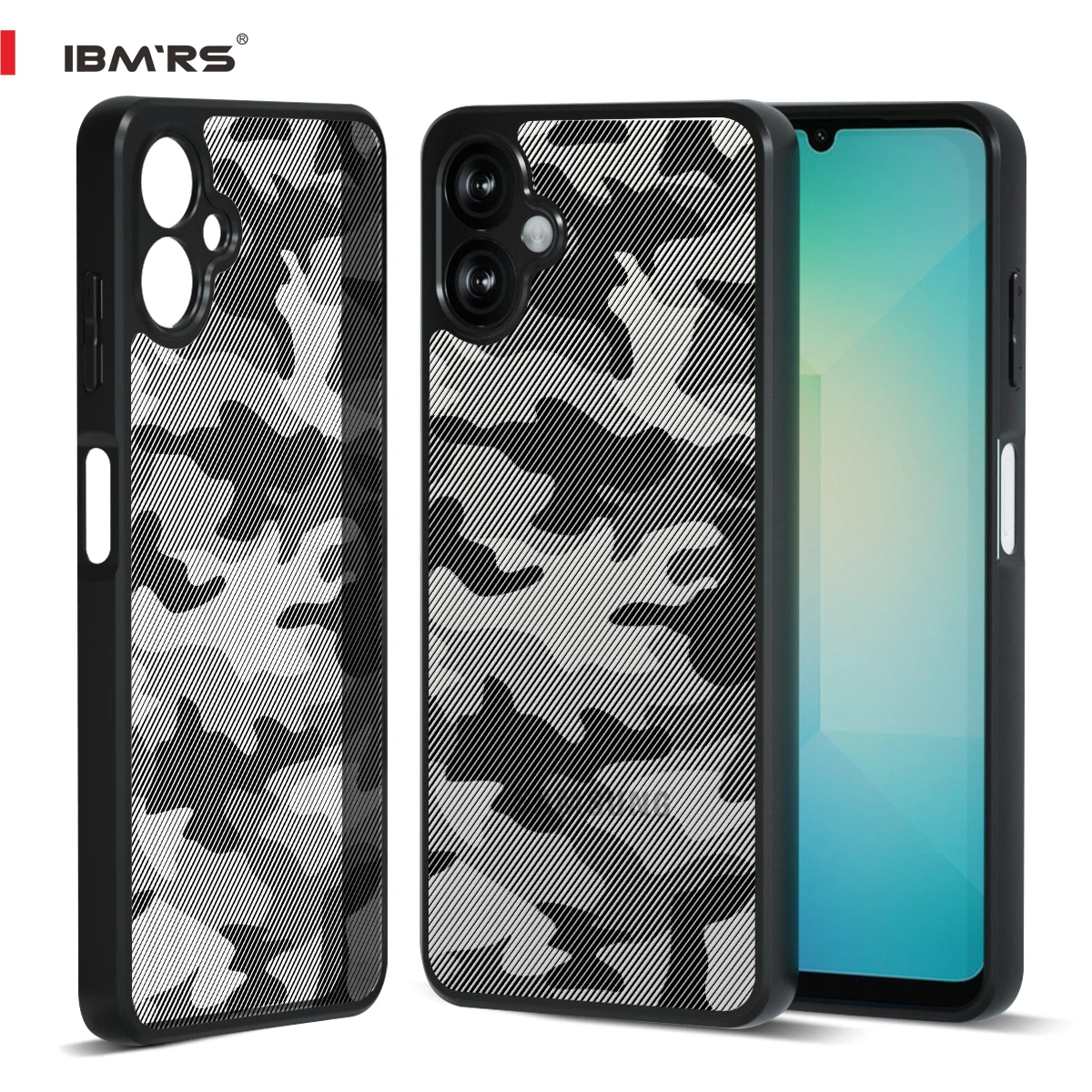 

IBMRS for Matte Camo Case for Samsung Galaxy A06 4G, Military Anti-Shock & Anti-Fingerprint, Oil-Proof Shockproof Cover