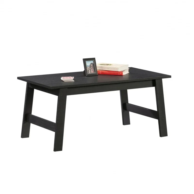 Mainstays Wood Rectangle Coffee Table, Black Finish