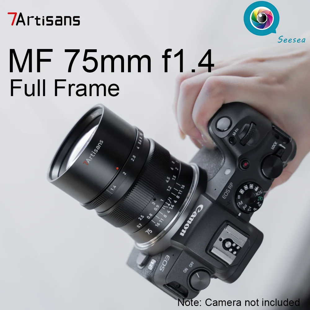 7artisans 75 мм F1.4 полнокадровый объектив с большой апертурой и ручной фокусировкой для портретной фотографии с Sony E Canon RF Nikon Z L
