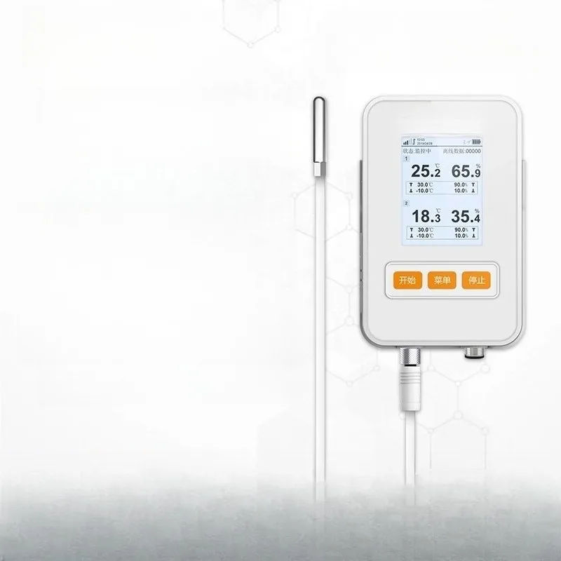 

Cold chain transportation temperature and humidity recorder, refrigerator remote thermometer