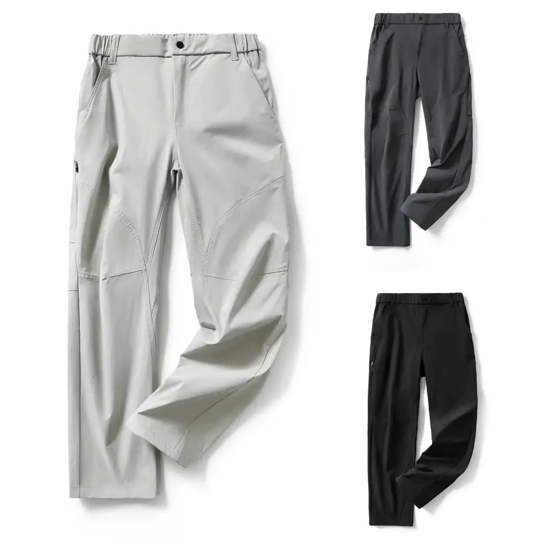 

Мужские спортивные брюки для активного отдыха, водонепроницаемые, ветрозащитные, высокоэластичные, прямого кроя, с множеством карманов, для горного туризма и походов.