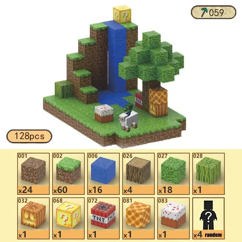 Blocos de construção magnéticos empilhamento conjunto de construção haste brinquedos sensoriais para meu mundo crianças meninos meninas idades 3 + diy cubo magnético presente