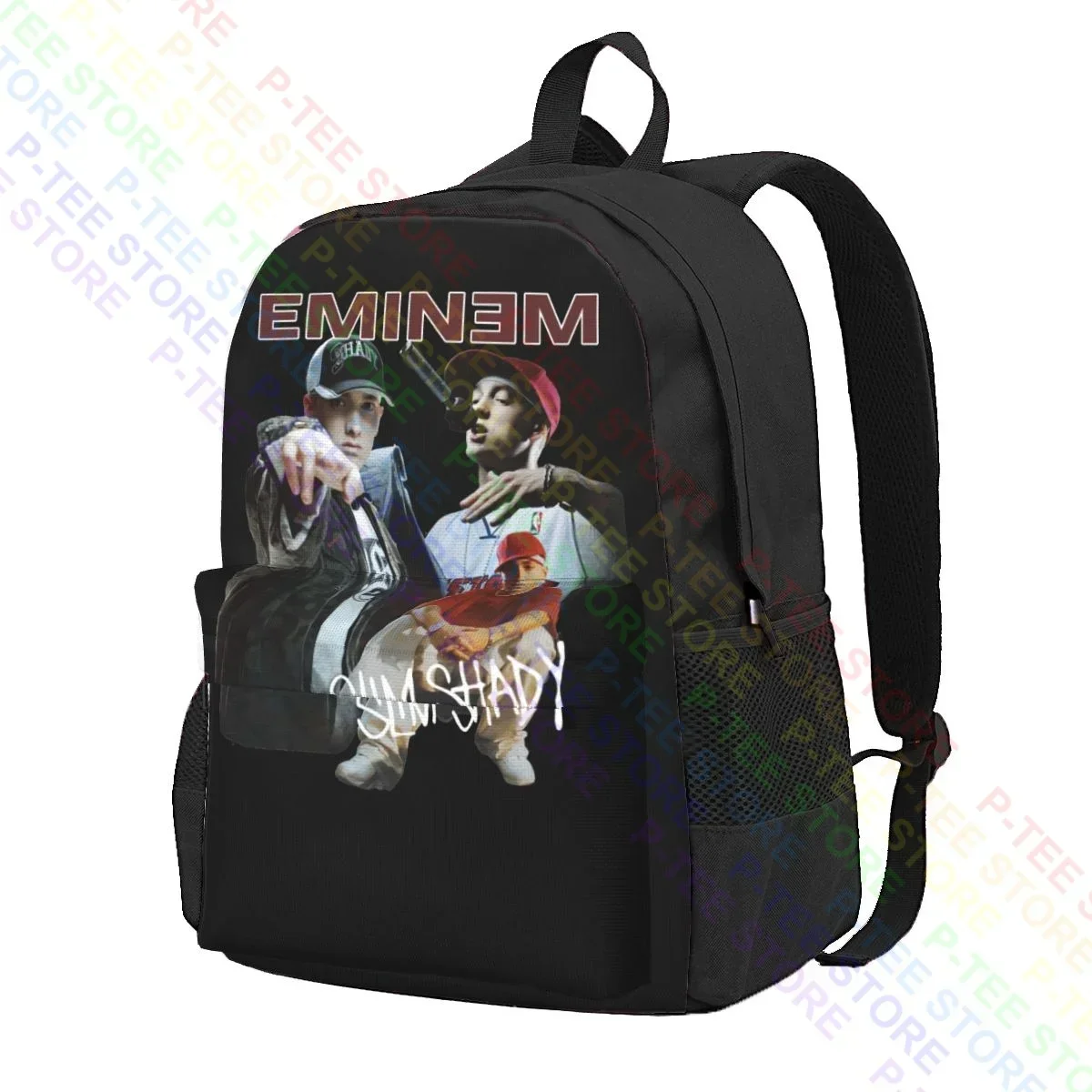 Eminem Slim Shady Homage Large Capacity Backpack Gym Beach Bag Sports Bag Large Capacity