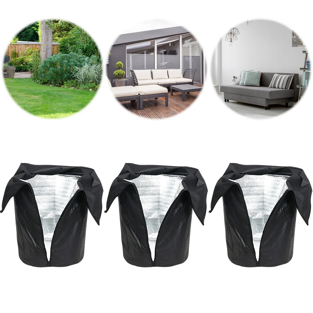 

1/3 упаковки, сумки для защиты от мороза, термозащита для горшков, защитная сумка для растений в горшках, изоляционный чехол для растений, садовые антифризные инструменты