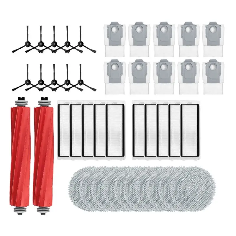 

A60F-For Roborock Q Revo Robot Vacuum Cleaner Replacement Spare Parts Accessories Main Side Brush Hepa Filter Mop Dust Bag