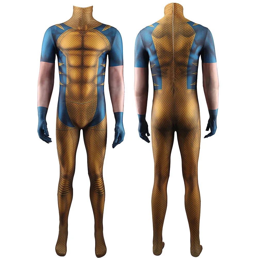 Wolverine James Howlett Cosplay Costume Jumpsuit Halloween Cosplay Boy Men Iron Wolf Bodysuit Carnival Clothes Bodysuit