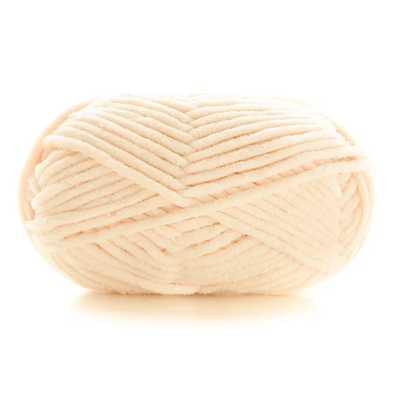 50g Dik Fluwelen Garen Handgemaakte DIY Breigaren Wol Lijn Baby Sjaal Hoed Zacht Chenille Garen Gebreide Wol