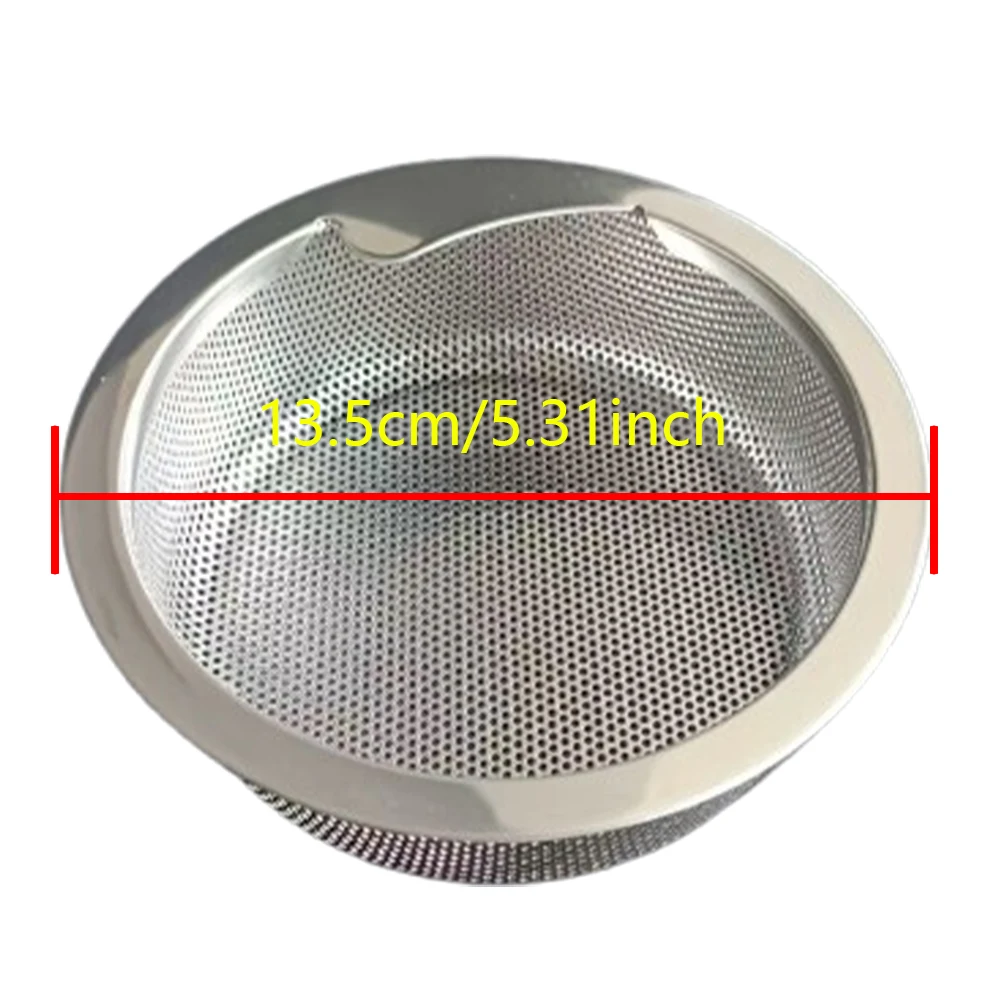 13.5cm Kitchen sink Basket 304 Stainless Steel sink filter Kitchen sink sieve sink plug sink drain filter for Korea Sink