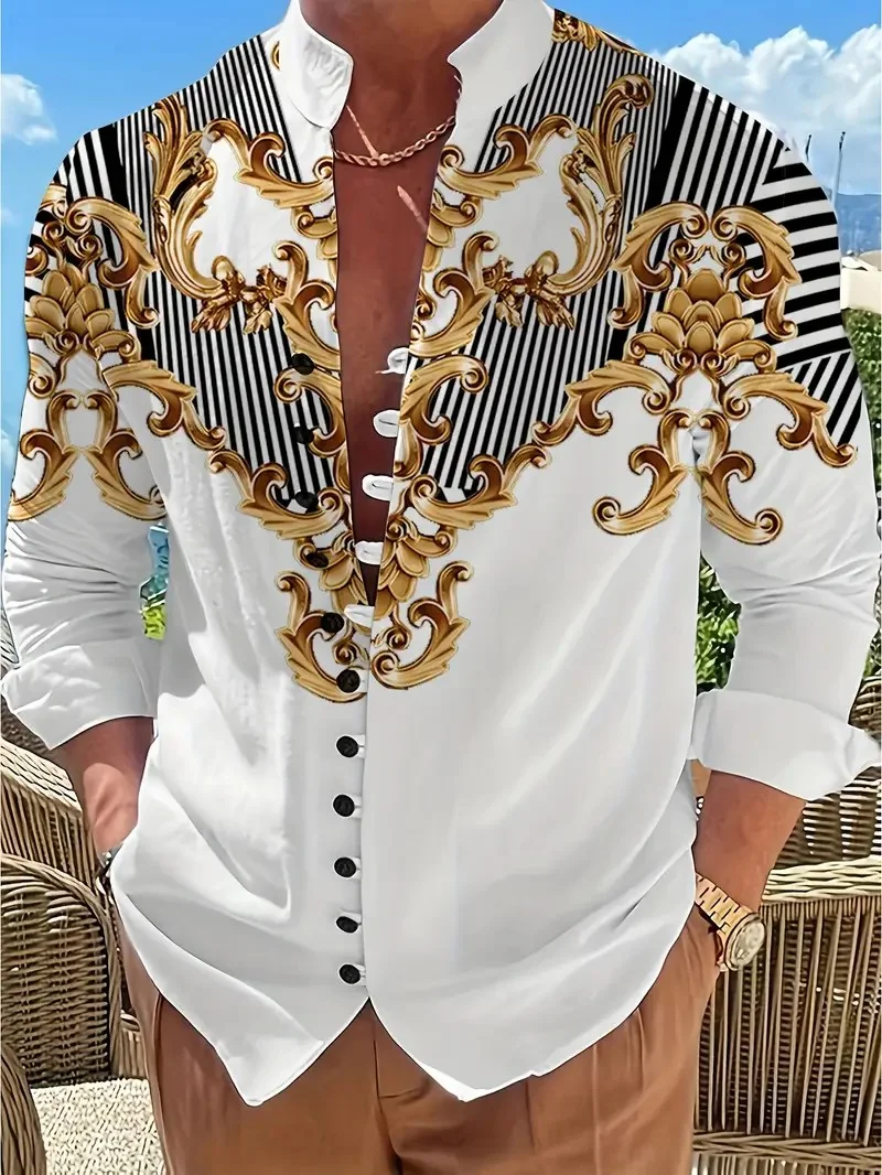 Mens Casual Loose Fit V Neck Henley Shirt 7 Button Long Sleeve Shirt Classic 9 Colors Mens Tops Fashion Luxury Clothing.