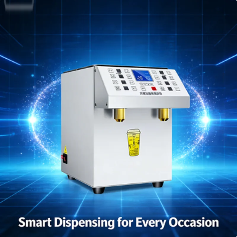 Double Head Milk Tea Coffee Fructose Dispenser High-Quality Commercial Quantitative Syrup Filling Machine