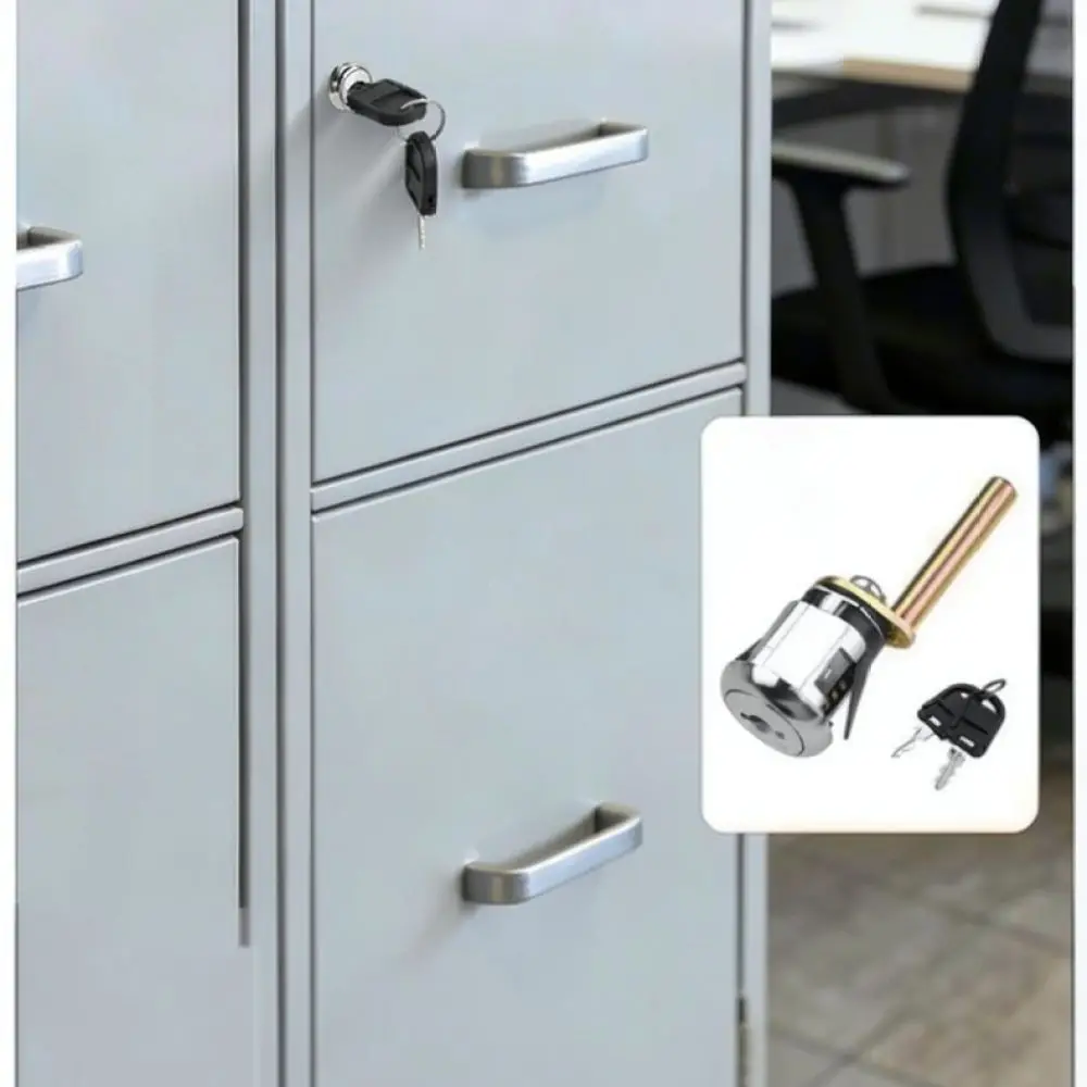 Professional Three Level Access Drawer Lock WT0703 Zinc Alloy Cam Lock For Office Furniture File Cabinet Security Part