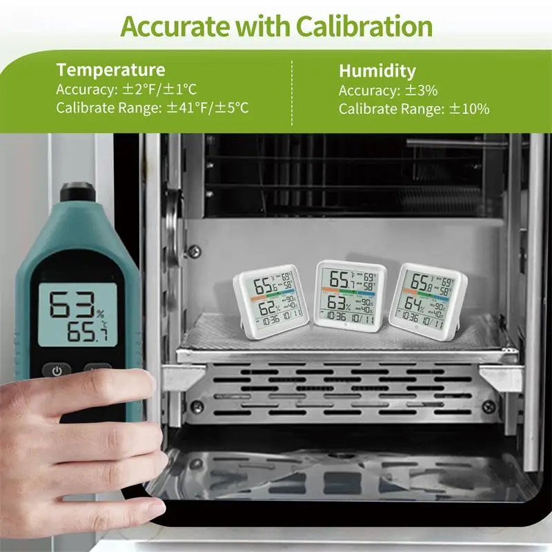 NOKLEAD stacja pogodowa higrometr termometr wewnętrzny-cyfrowy miernik wilgotności w pomieszczeniu biuro dokładny miernik temperatury