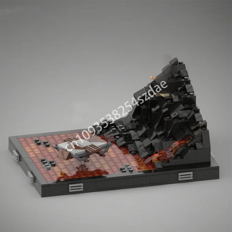 

449 шт. MOC Battle The Heroes, диорама, коллекция моделей, строительные рождественские подарки, блоки, сборка, идея «сделай сам», игрушка, образование, день рождения