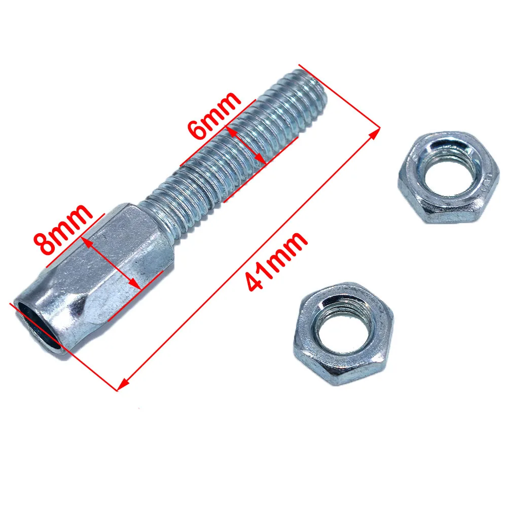 M6 Hollow Screw For Motorcycle 212cc ATV Go Kart Hollow Screw x Nuts