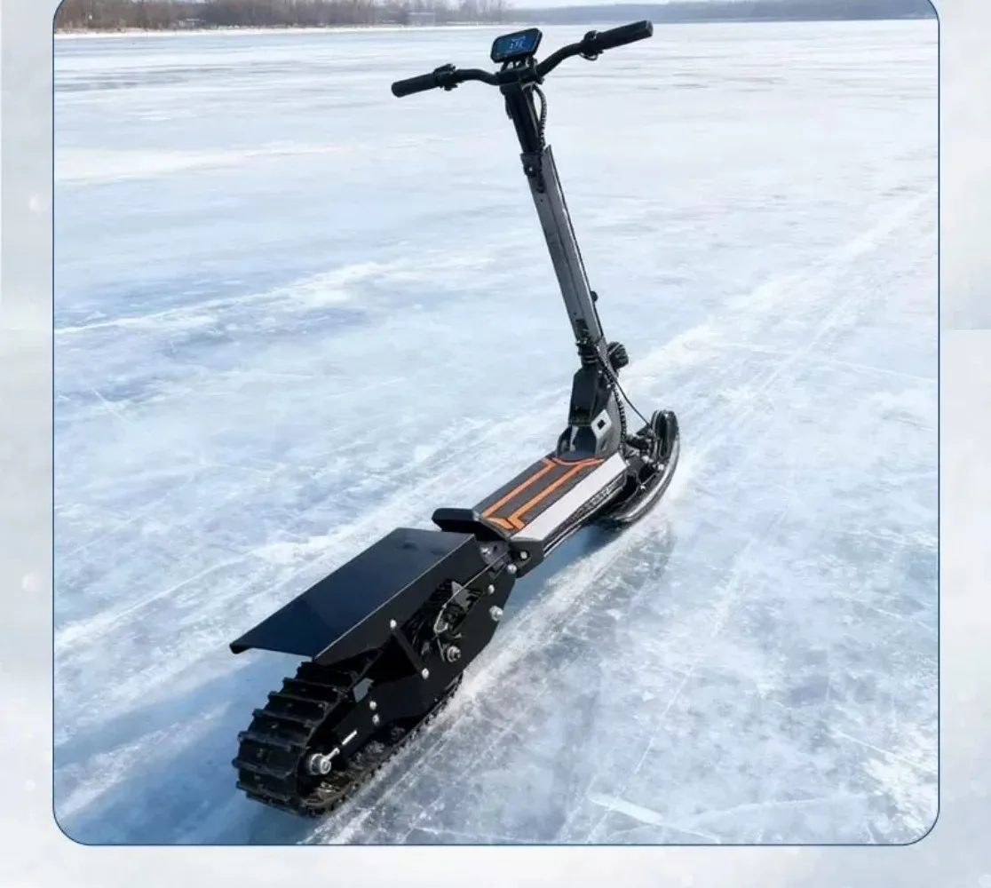 Lithium Electric Snow Scooter Adult Ski Scooter Teen Winter Outdoor Track Vehicle