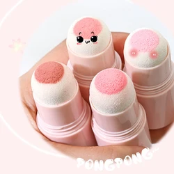 Soft Fog Blush Stick - Energetic Bouncy, Korean Style, Brightening, Dual-use For Lips And Cheeks, Natural Color Vitality Girl
