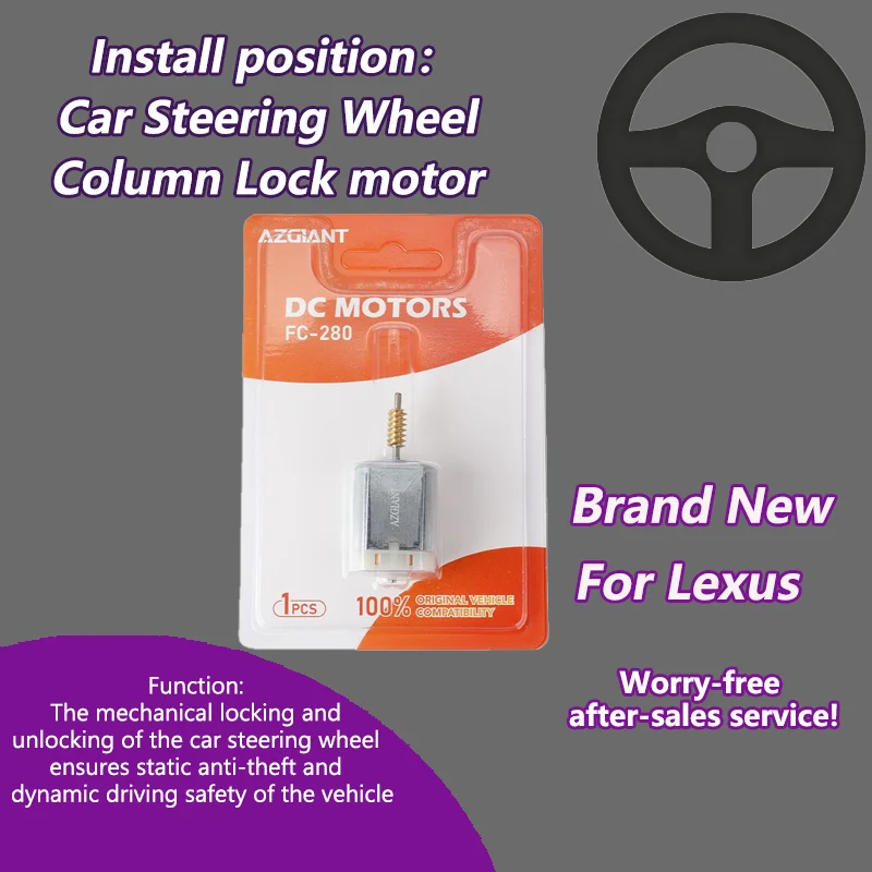 AZGIANT FC-280SC-18180 Car Steering Column Lock motor For Lexus GS300 /GS350/GS450h/LS460 /LS600h Repair  Low Noise