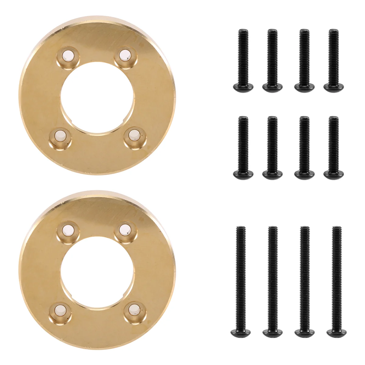 2 Stücke 110G Messing Gegengewicht Ausgleichsgewicht für Absima CR3.4 SHERPA KHAMBA CR1.8 Yucatan RC Crawler Auto Upgrade Teile