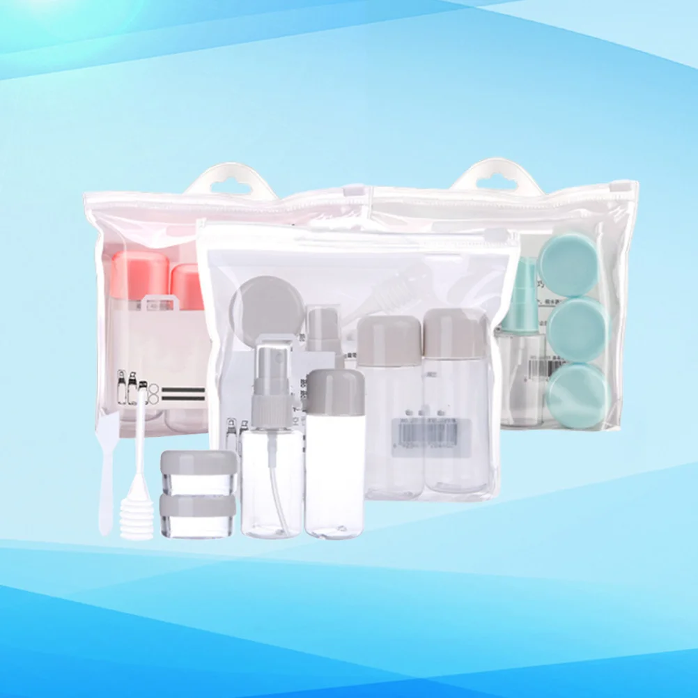 مجموعة واحدة من الزجاجات ملحقات السفر المحمولة بخاخ فارغ قابل لإعادة الملء لغسول المكياج والتغليف الفرعي رذاذ صغير #1