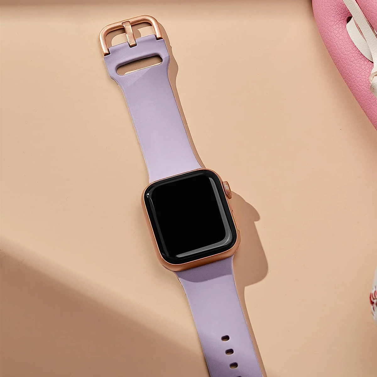 حزام سيليكون نحيف لساعة أبل الترا 49 ملم باند 41 45 38 40 44 42 46 ملم Correa سوار رياضي iWatch Series 10 9 8 7 6 5 SE