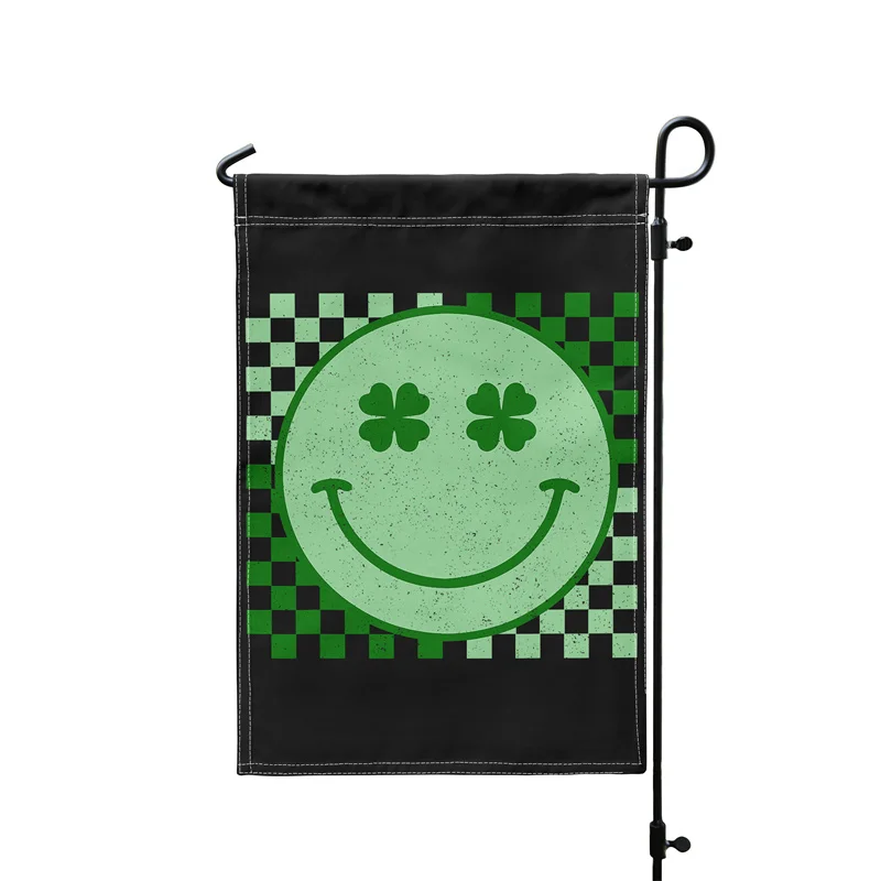 Gaslight Gatekeep Girlboss Funny Six Seven Bruh Leprechaun St Patricks Day 67 Meme 6 7 Series 3 Double Sided Garden Flag