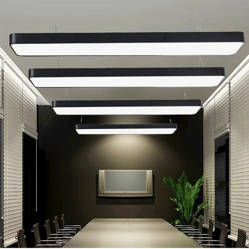 LED Ceiling Lamp Dimmable Surface Mount Panel Rectangle Fixture Bedroom Living Room Office Ceiling Lights for Kitchen 110V 220V