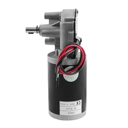 24V  Reversible Worm Gear Motor High Torque Speed Reducing Electric Gear Box Motor  45W