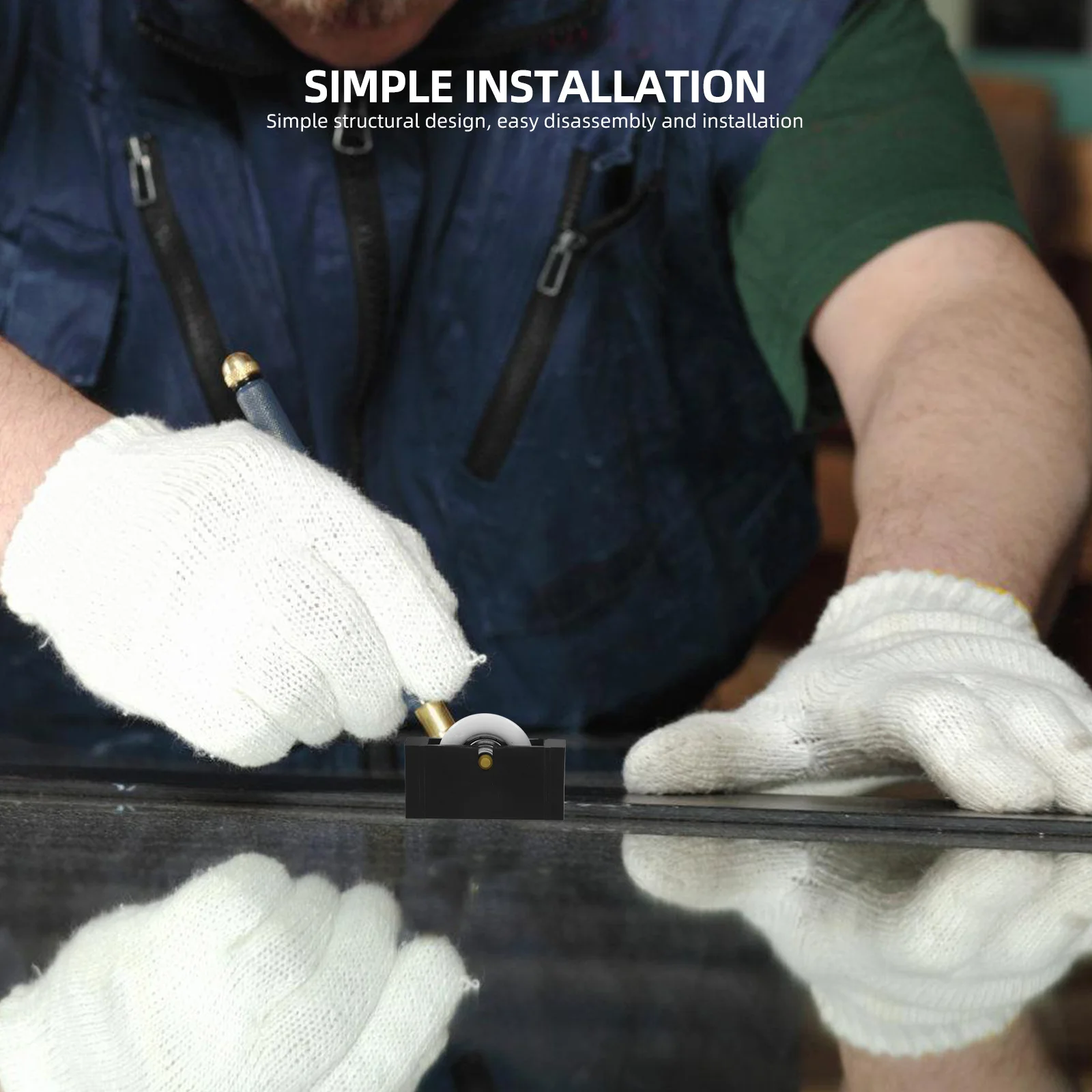 Compact Portable Glass Cutter Roller Design Tile Cutting Tool Ergonomic Grip Stained Glass Artwork DIY Projects