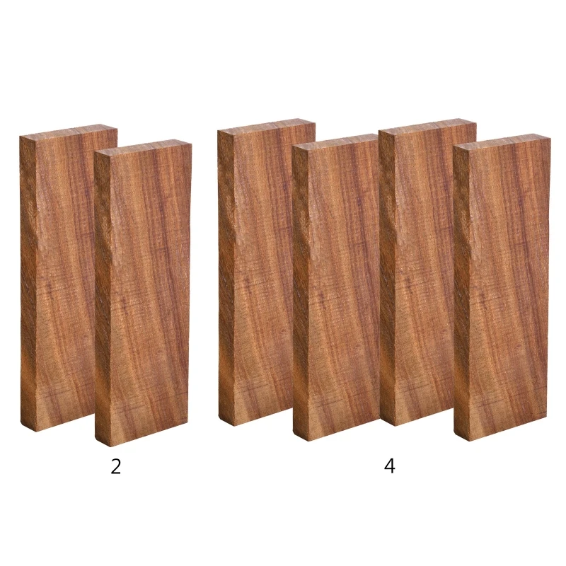 Escalas Vermelhas da Faca do Sândalo da Folha Pequena Material Durável da Faca para Punhos da Faca M4yd