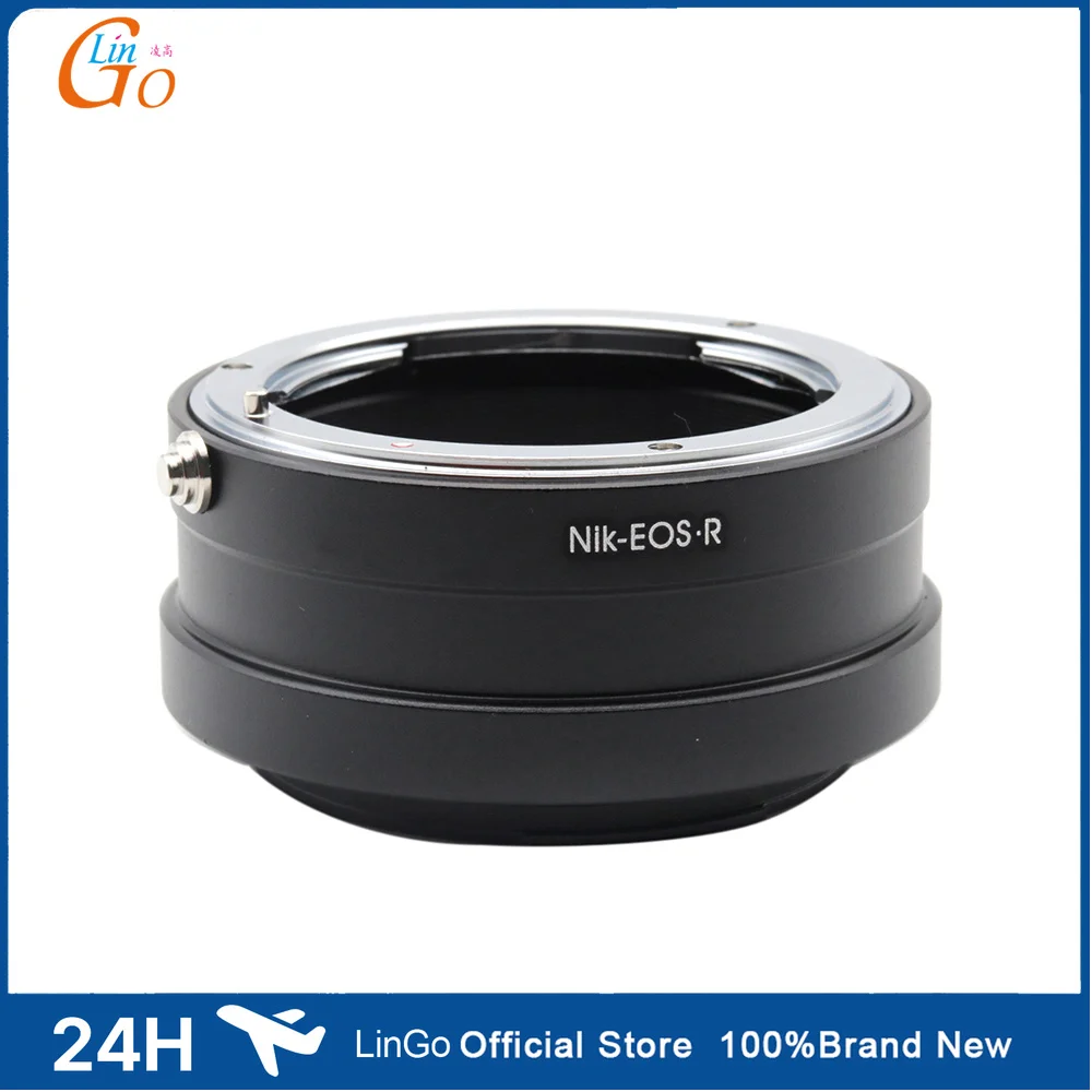 LinGo AI-EOS R Mount Adapter Ring for Nikon AI F Lens for Canon for EOS R RF Mount Camera Lenses Accessories
