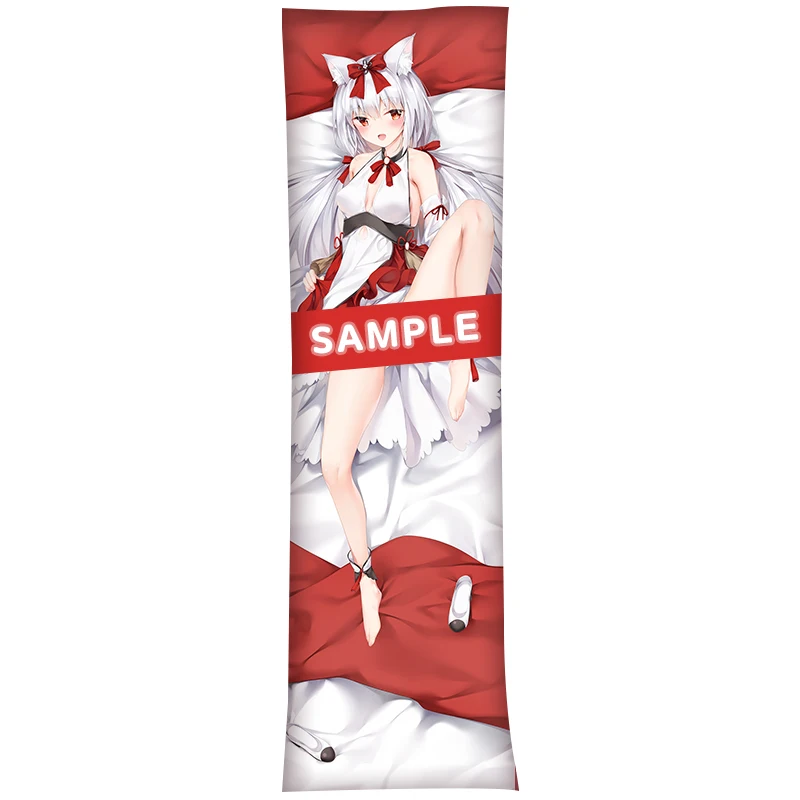 Anime Game amb Lane Yukikaze Loli Girl Dakimakura che abbraccia la federa del cuscino del corpo fodera lunga cuscino Otaku biancheria da letto regalo 160x50cm
