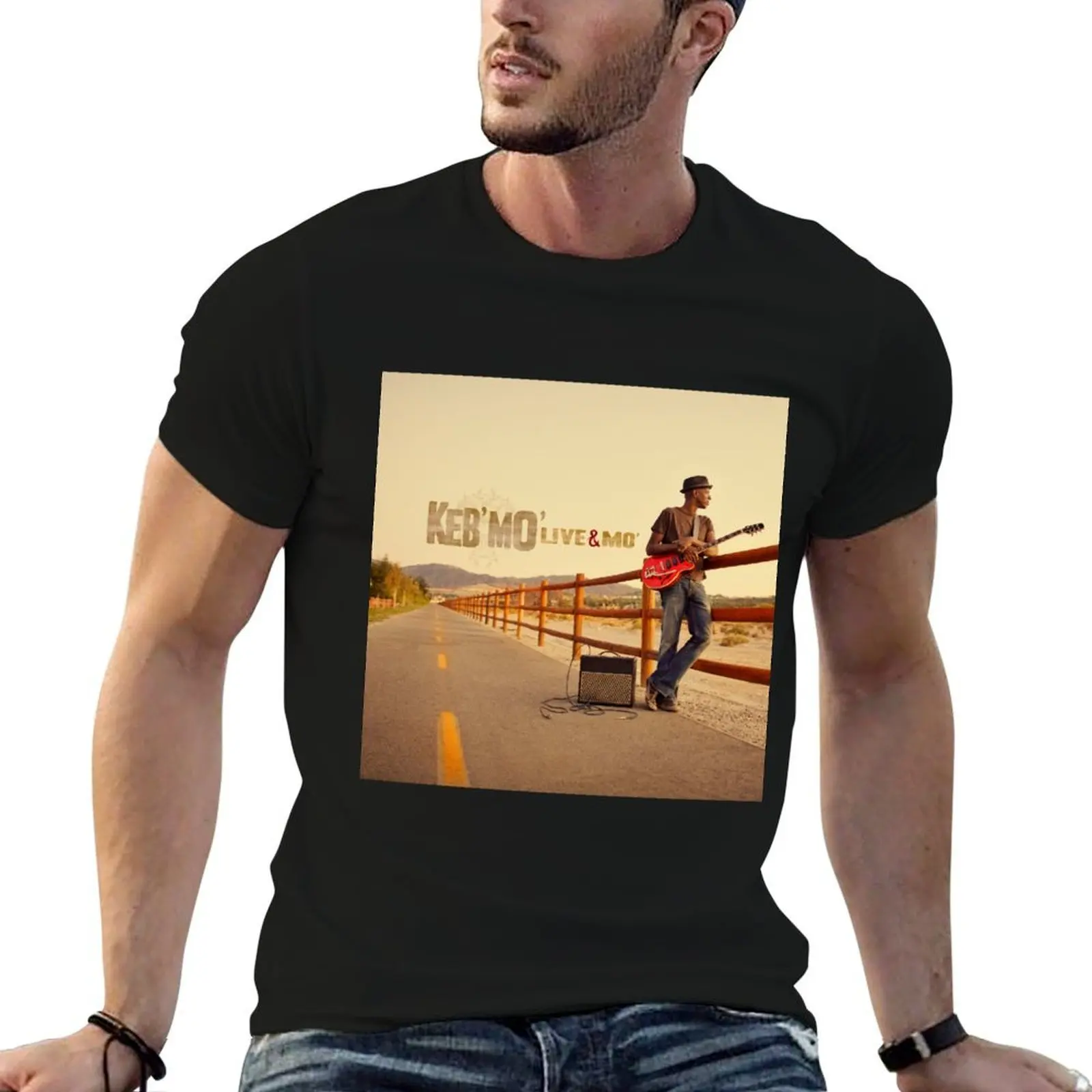 Keb Mo live mo T-Shirt Light Athletic Short Sleeve Tee Shirt