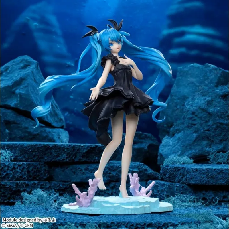 SEGA Original Virtual Singer Anime Figure Luminasta Miku Deep Sea Girl Action Figure Toys for Kids Gift Collectible Model